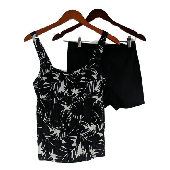Short De Bain SWIMSUITS FOR ALL Taille 8 Noir Avec Slip Intégré - Neuf Avec étiquettes